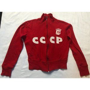 CCCP Sport Wear Child Red Sweatshirt Size M (8-10)